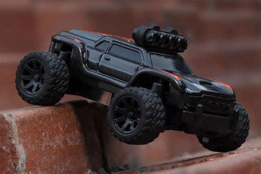 [TBRC81B] Turbo Racing Monster Truck Black 1/76 Scale 2WD - RTR