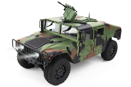 [HGN-P408PROCAMO] Heng Guan US Military HUMVEE Green Camo 1/10 Scale 4x4 Tactical Truck - RTR