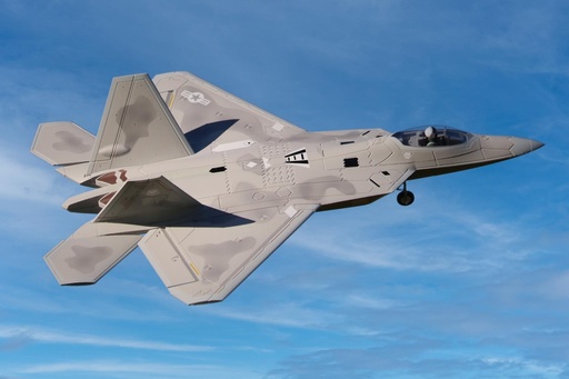 [FJ10513P] Freewing F-22 Raptor V2 High Performance 4S 64mm EDF Jet - PNP