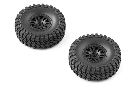 [FMSC3060] FMS FCX24 Smasher All Terrain Wheels/Tires (2)